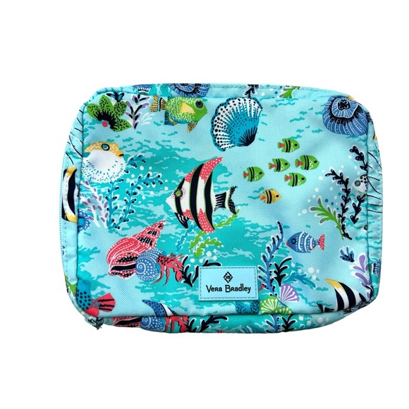 Vera Bradley Handbags - Vera Bradley Lighten Up Wipe Carry Pouch Antilles Treasure Gift Travel Sea Life